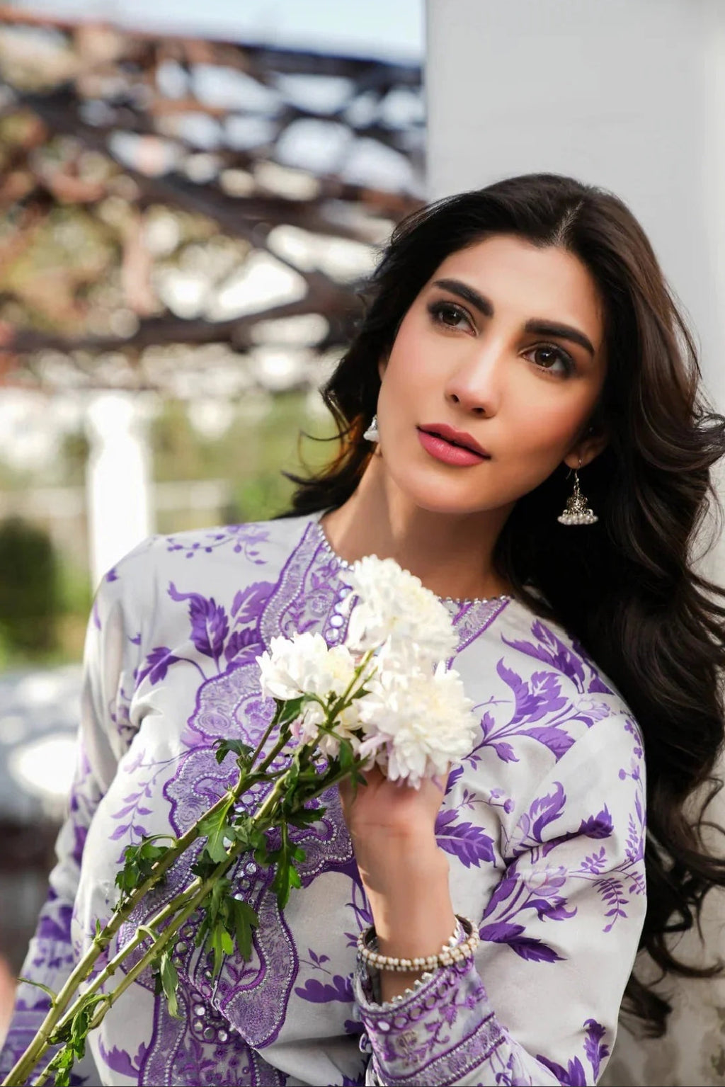Lawn 3pc usntitched Printed Dress