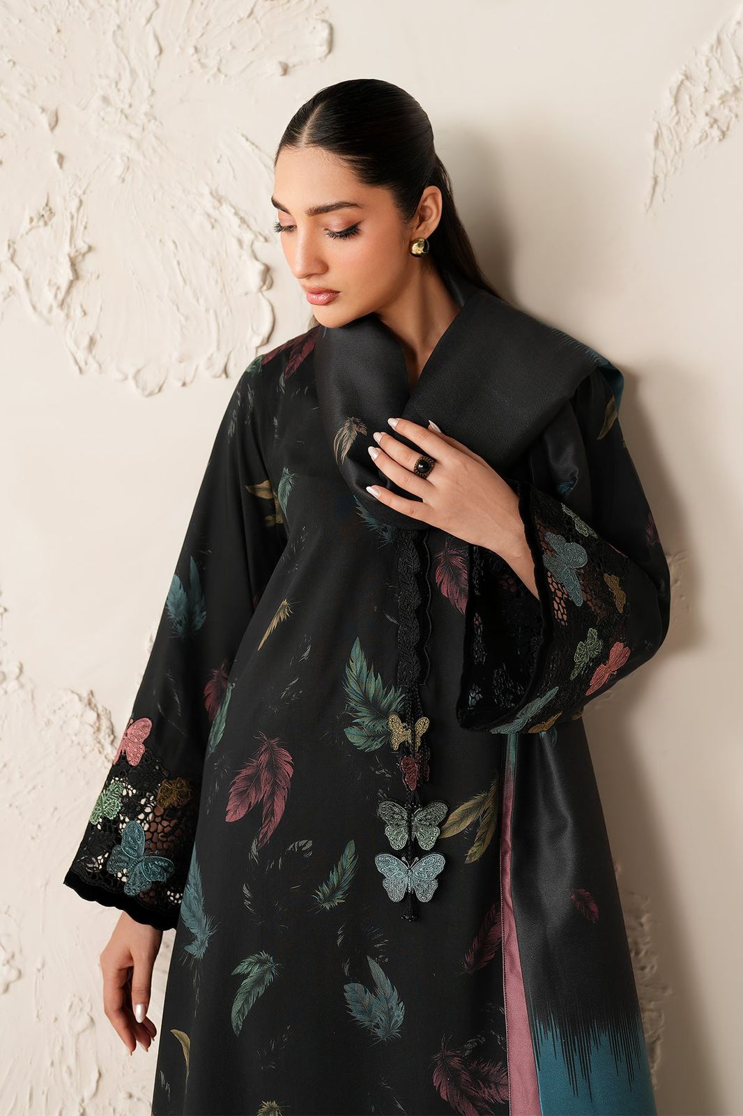 Lawn 3pc usntitched Printed Dress