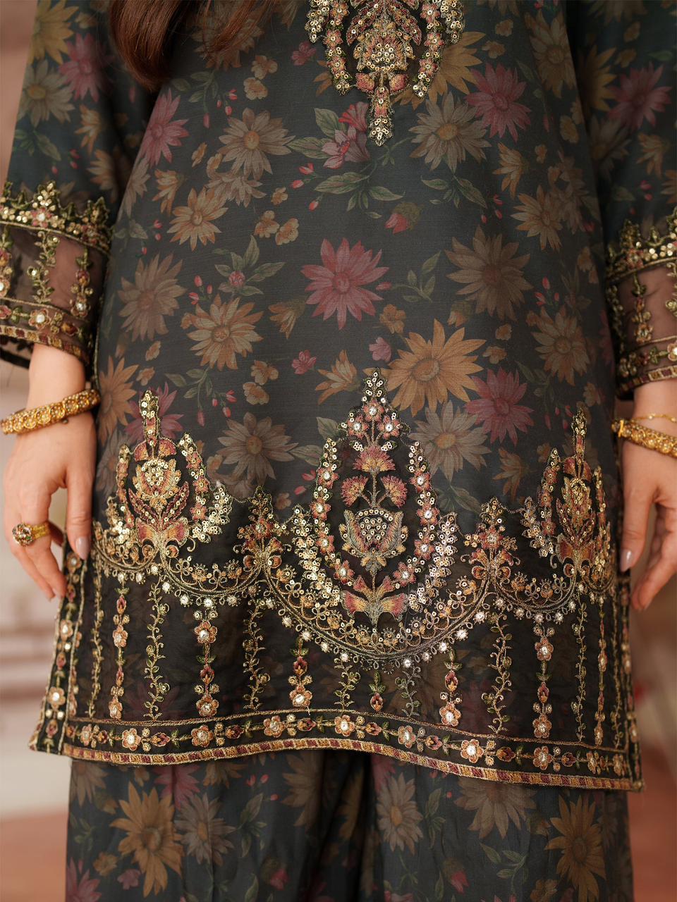 Lawn 3pc usntitched Printed Dress