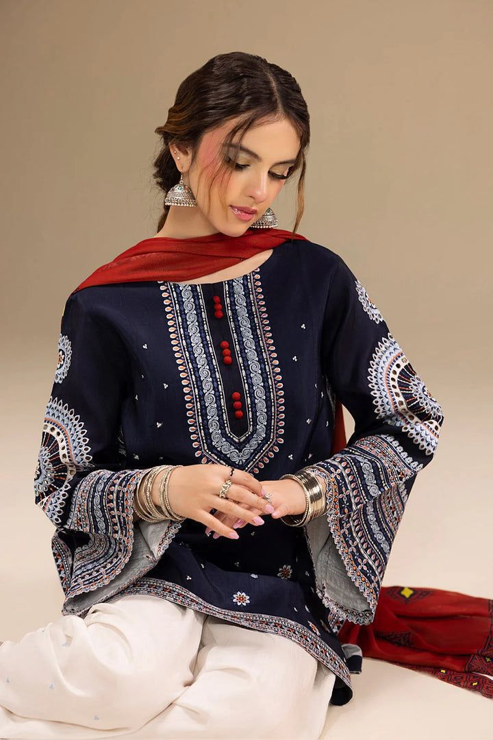 Lawn 3pc unstitched fully embroidered summer collection suit