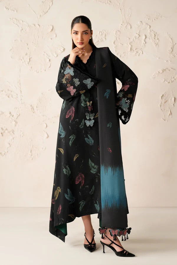Lawn 3pc usntitched Printed Dress