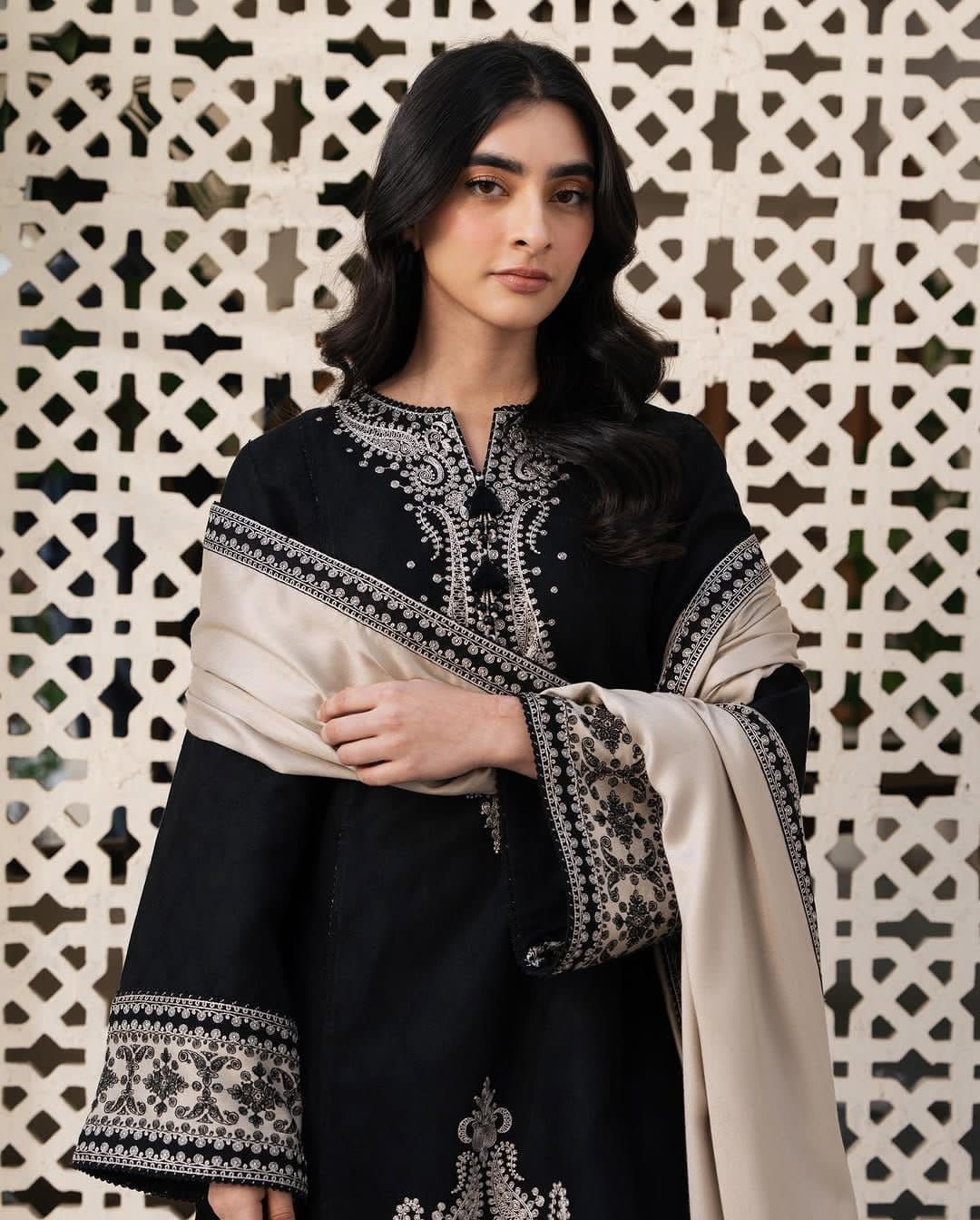 Lawn 3pc unstitched fully embroidered summer collection suit