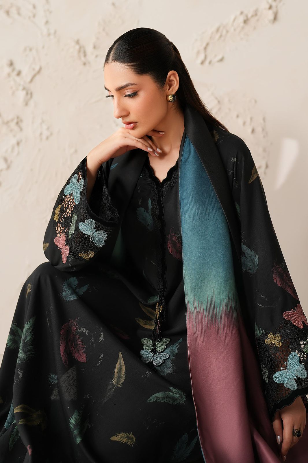 Lawn 3pc usntitched Printed Dress